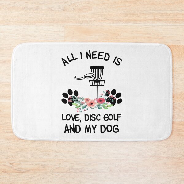 Item preview, All I need Is Love, Disc Golf And My Dog Floral    designed and sold by HeyAysStorex.