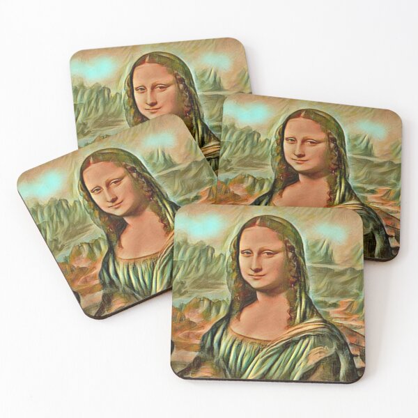 Item preview, "Mona Lisa (44)" an iconic Renaissance painting reimagined. designed and sold by thalasson.