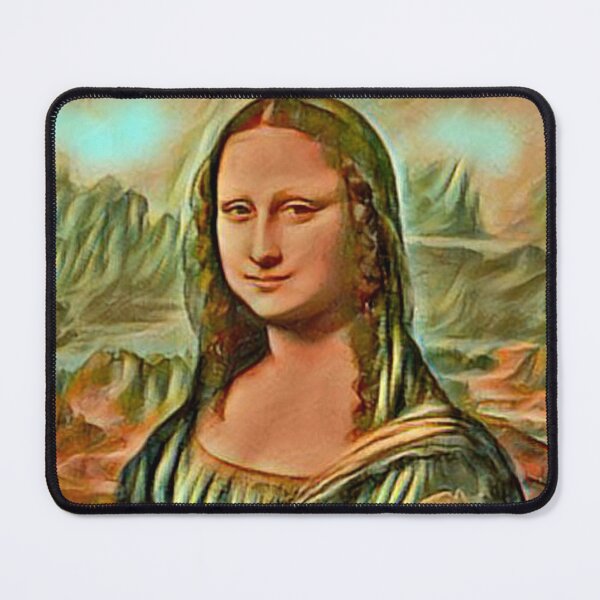 Item preview, "Mona Lisa (44)" an iconic Renaissance painting reimagined. designed and sold by thalasson.