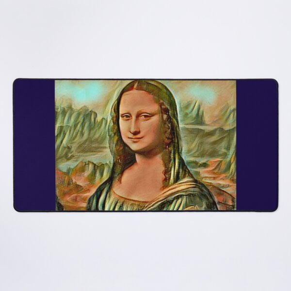 Item preview, "Mona Lisa (44)" an iconic Renaissance painting reimagined. designed and sold by thalasson.