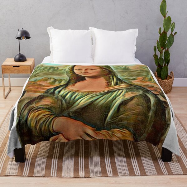 Item preview, "Mona Lisa (44)" an iconic Renaissance painting reimagined. designed and sold by thalasson.