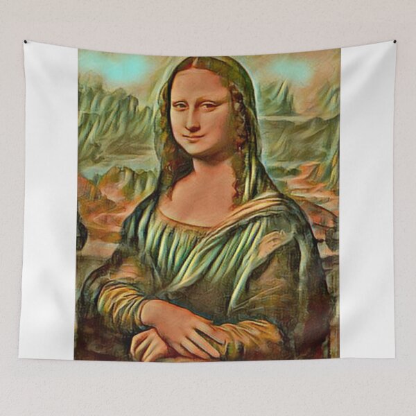 Item preview, "Mona Lisa (44)" an iconic Renaissance painting reimagined. designed and sold by thalasson.