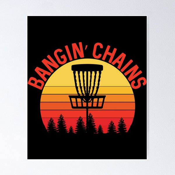 Item preview, Bangin_ Chains disc golf retro sunset gifts   designed and sold by HeyAysStorex.