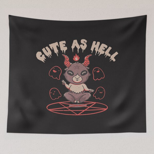 Item preview, Cute As Hell Baphomet Satan Halloween  designed and sold by okieokeke8.