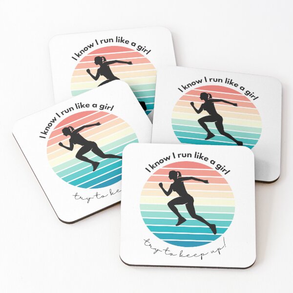 Item preview, I know I run like a girl designed and sold by S-and-W-4ever.