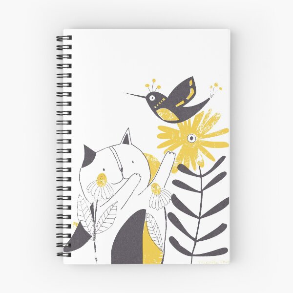 Item preview, The Cat and The Yellow Flower designed and sold by Mireille  Marchand.