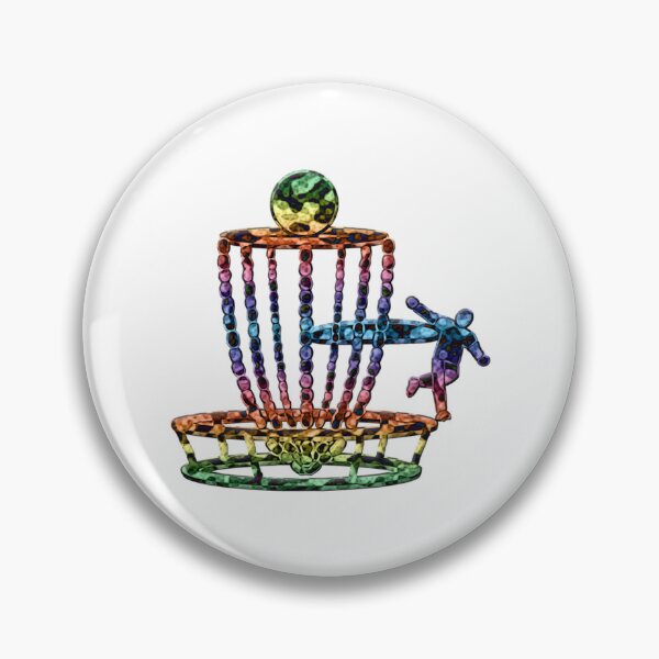 Item preview, Disc Golf Basket Art Psychedelic Style    designed and sold by HeyAysStorex.
