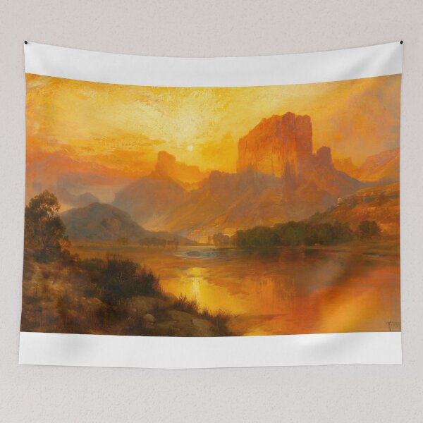 Item preview, HD Green River, Wyoming by Thomas Moran designed and sold by IliaLobell.