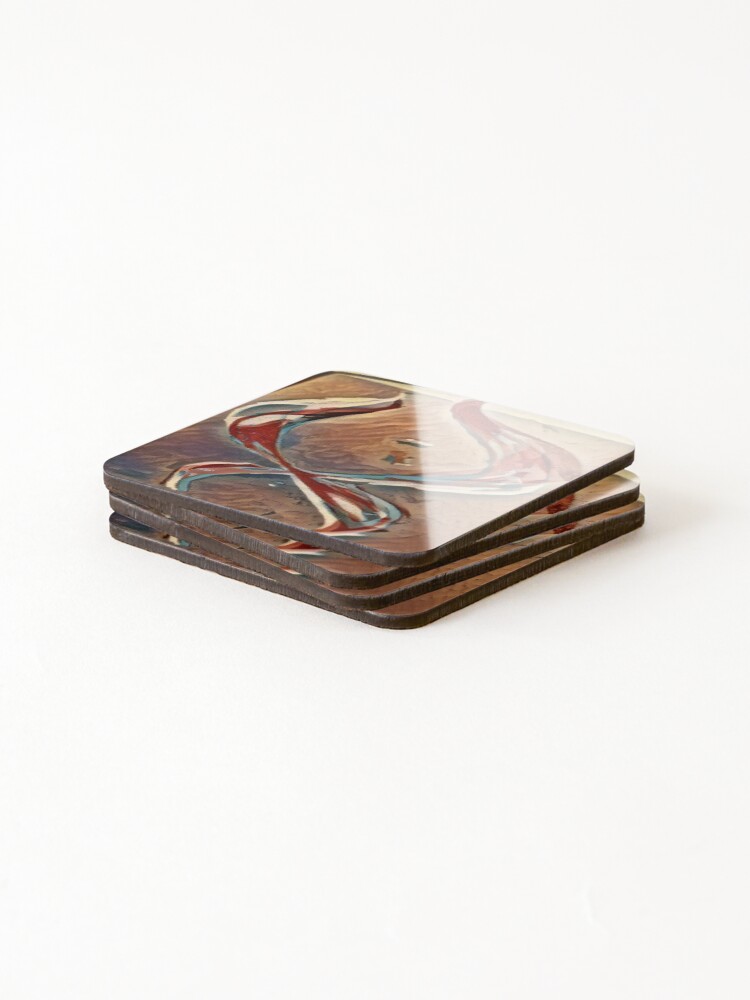 Thumbnail 4 of 5, Coasters (Set of 4), X Design designed and sold by TriForceDesign.