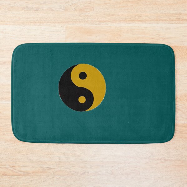 Item preview, black and gold yin yang   designed and sold by thelazydemon.