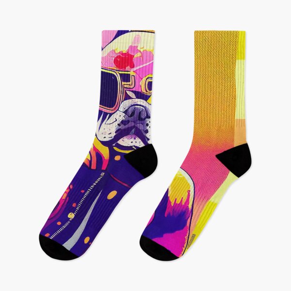 Item preview, Dog Frenchie as anime retrowave designed and sold by Studiowatermars.