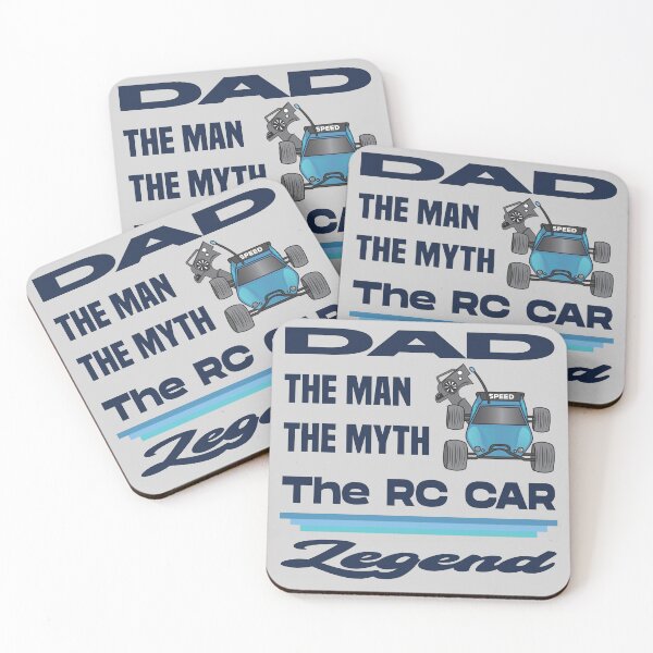 Item preview, Dad the man the myth the rc car legend, car and remote , dark text, rc car racing games competition, remote control cars lover designed and sold by SGS-.