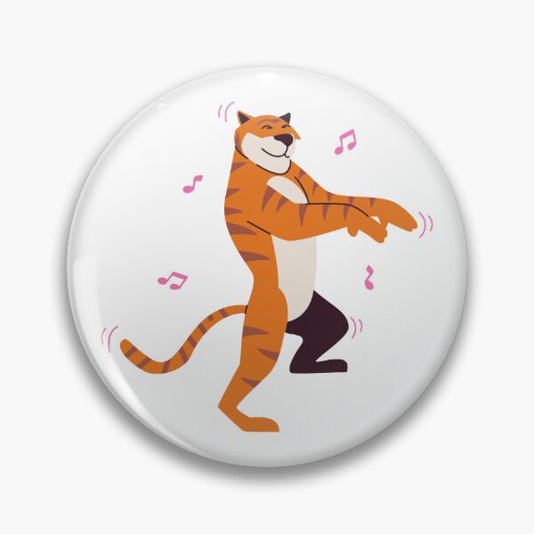 Item preview, Stylized dancing tiger designed and sold by Pikasso 1.