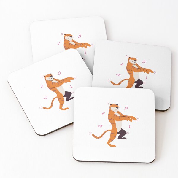 Item preview, Stylized dancing tiger designed and sold by Pikasso 1.