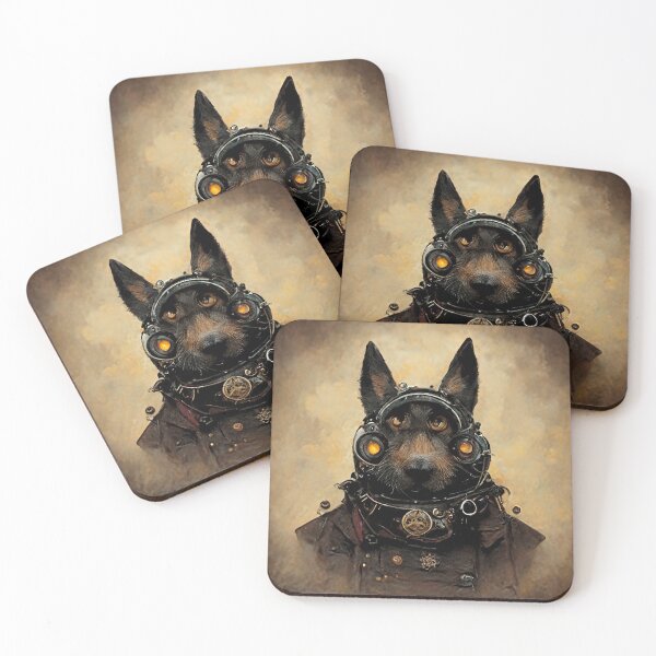 Item preview, Android German Shepherd Army Streetwear Illustration designed and sold by SaturnFoxArt.