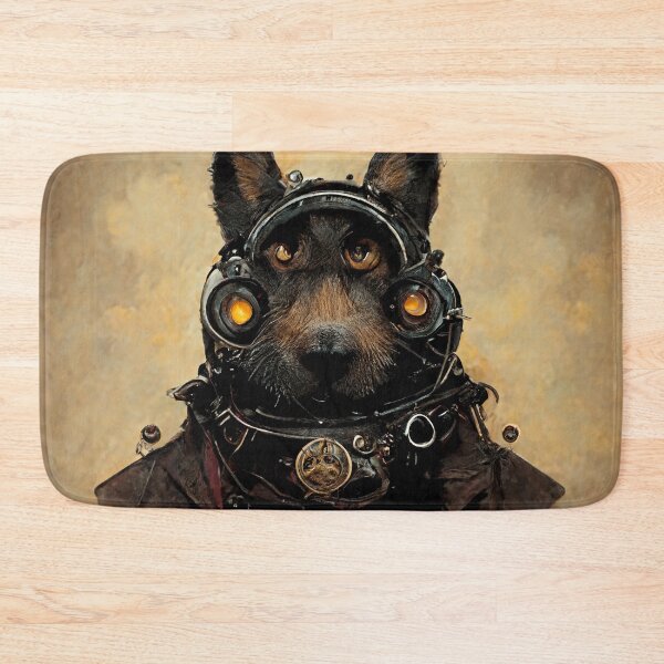 Item preview, Android German Shepherd Army Streetwear Illustration designed and sold by SaturnFoxArt.