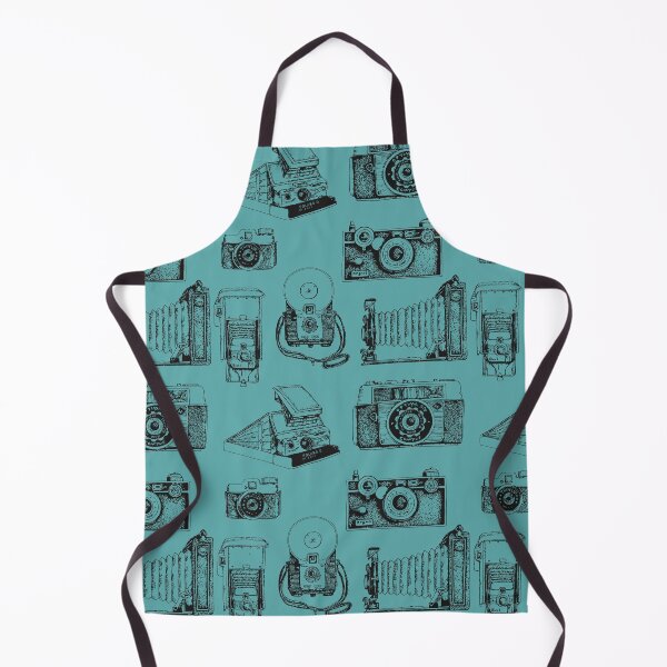 Item preview, Vintage Camera Collection- Teal designed and sold by A Different Place and Time .