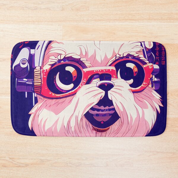 Item preview, Cutest Shi tzu as anime retrowave designed and sold by Studiowatermars.