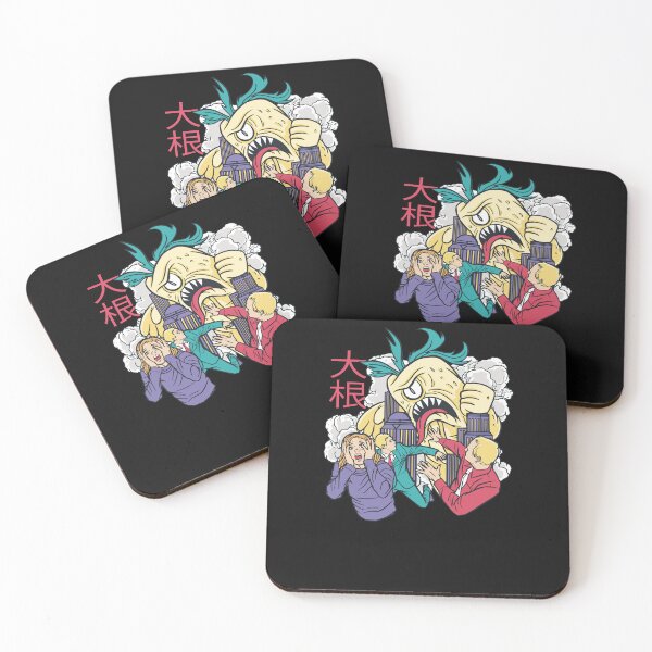 Item preview, White Radish Daikon monster attack designed and sold by Click-Like.