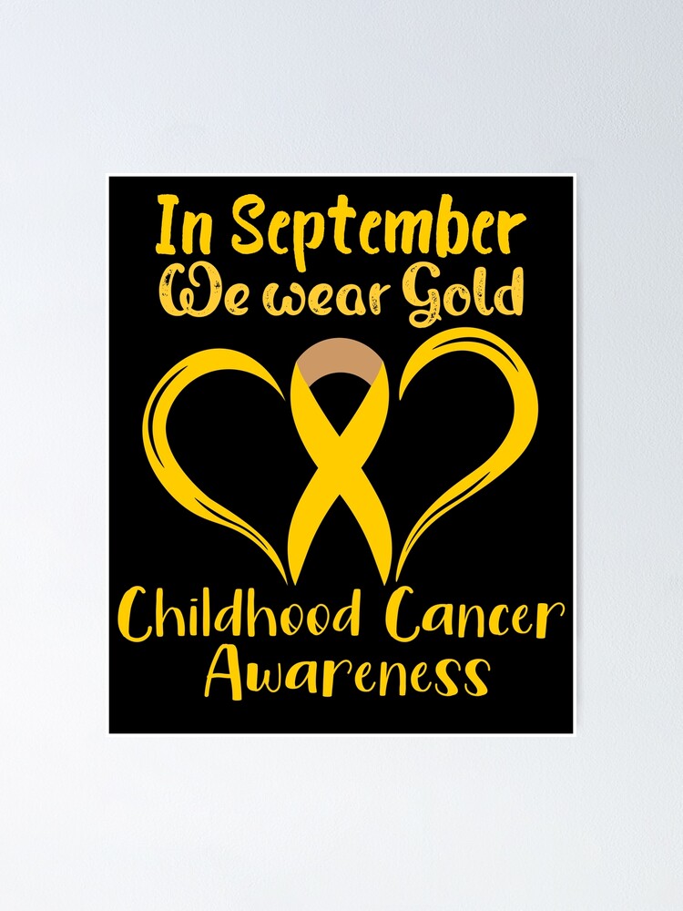 Go Gold: community wide Childhood Cancer awareness ribbon photo & balloon  release