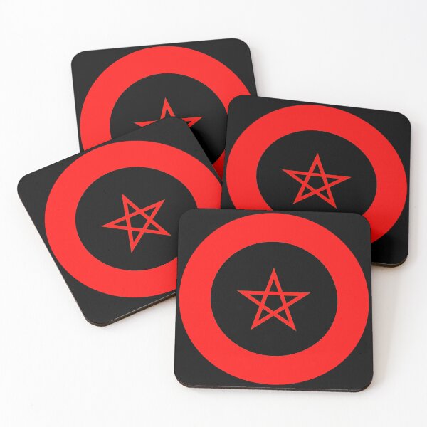 Item preview, Pentagram Halloween Retro Mod roundel designed and sold by ModSupporters.