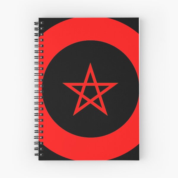 Item preview, Pentagram Halloween Retro Mod roundel designed and sold by ModSupporters.