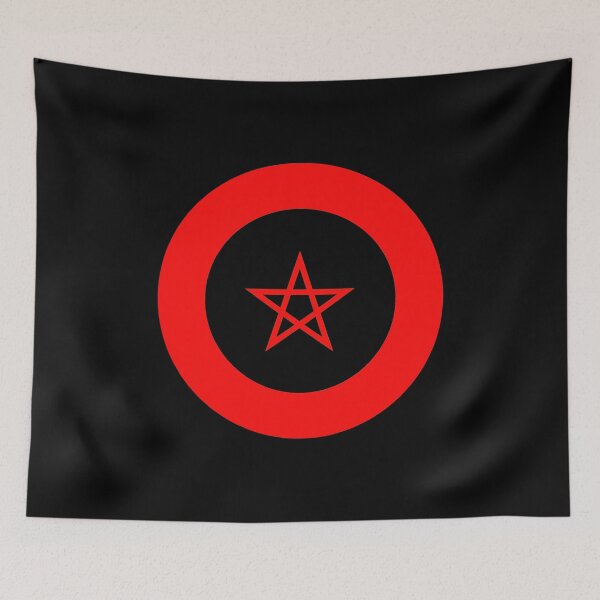 Item preview, Pentagram Halloween Retro Mod roundel designed and sold by ModSupporters.
