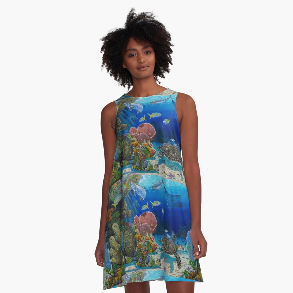 Item preview, A-Line Dress designed and sold by Bluemarlin.