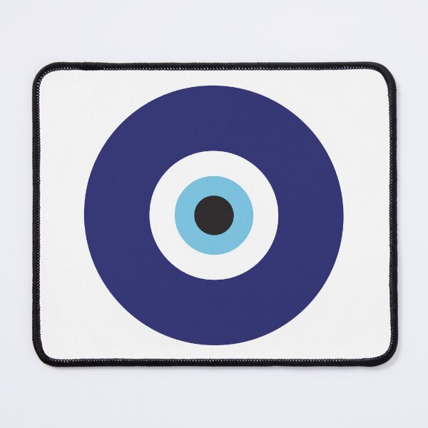 Item preview, The Evil Eye Symbol - Blue Eye-shaped Amulet | Eye bead designed and sold by thelustrous.
