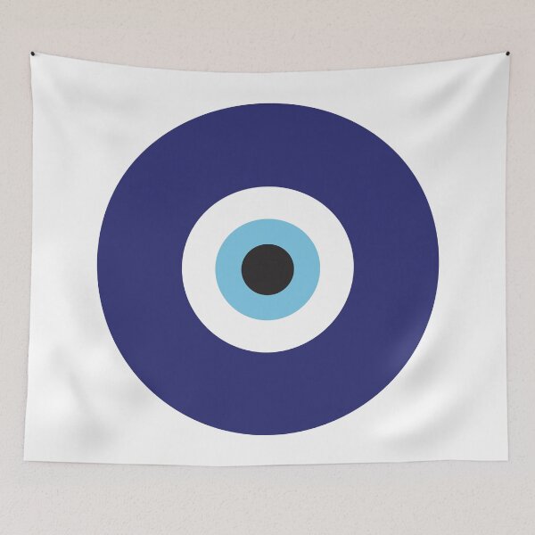 Item preview, The Evil Eye Symbol - Blue Eye-shaped Amulet | Eye bead designed and sold by thelustrous.
