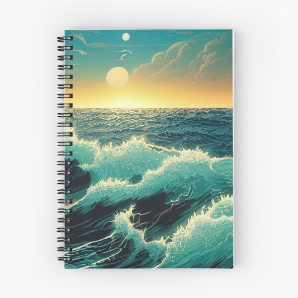 Item preview, Waved Sea Sunset designed and sold by Bratak.