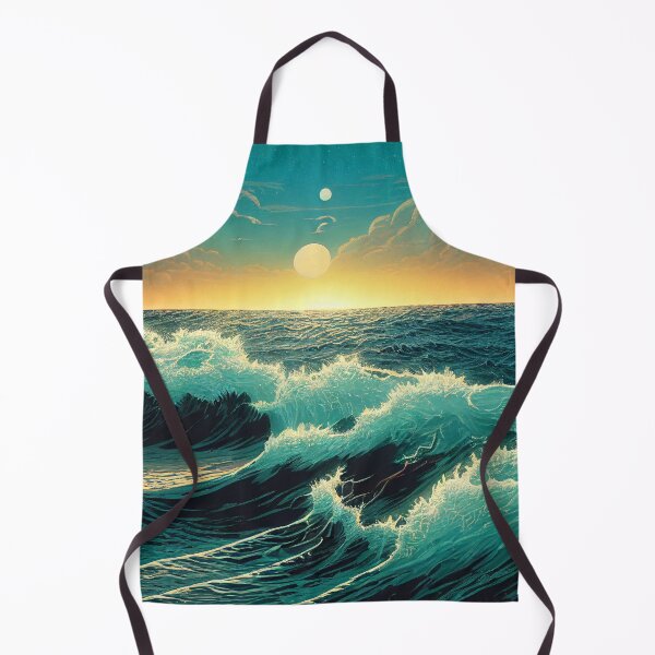 Item preview, Waved Sea Sunset designed and sold by Bratak.