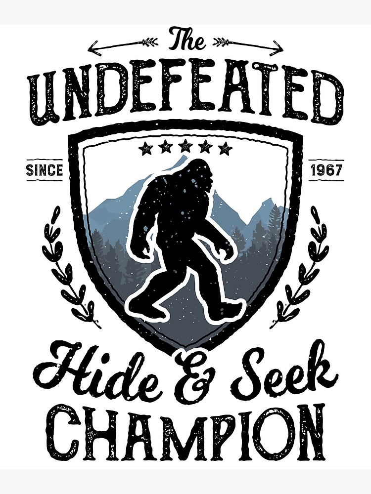 bigfoot undefeated hide and seek champion