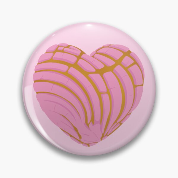 Item preview, Pink Concha Heart designed and sold by STrev-Stickers.