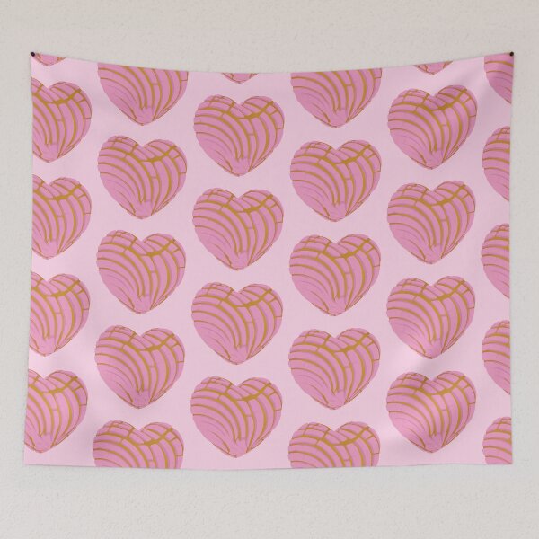 Item preview, Pink Concha Heart designed and sold by STrev-Stickers.