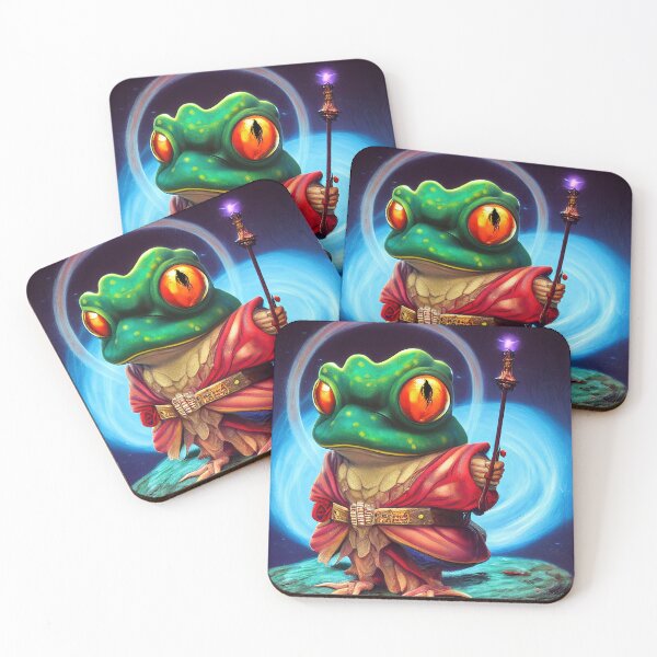 Item preview, Frog Shaman designed and sold by Space Frog Art ⭐⭐⭐⭐⭐.