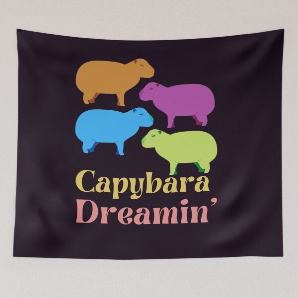 Item preview, Capybara Dreamin' , Retro designed and sold by artbleed.
