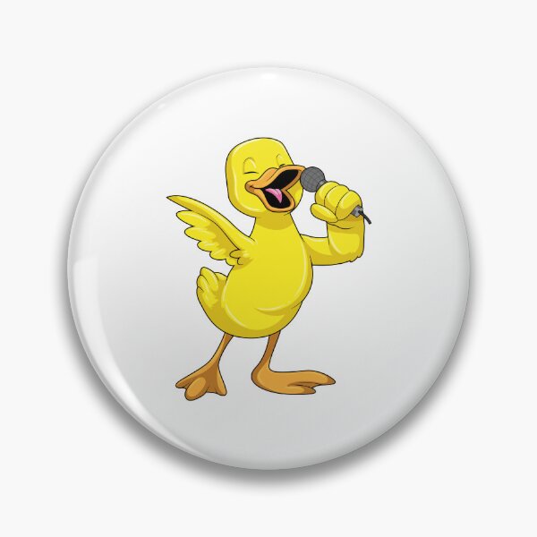 Item preview, Duck as Singer with Microphone designed and sold by Snabdesign84.