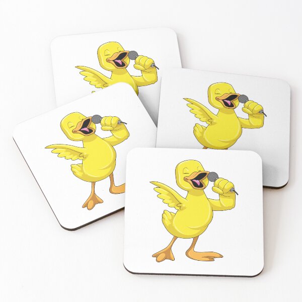 Item preview, Duck as Singer with Microphone designed and sold by Snabdesign84.