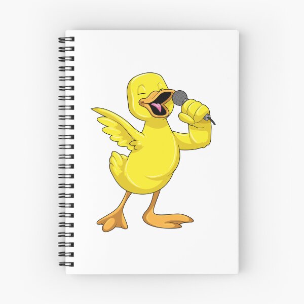 Item preview, Duck as Singer with Microphone designed and sold by Snabdesign84.