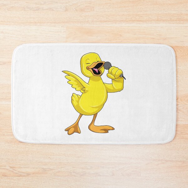 Item preview, Duck as Singer with Microphone designed and sold by Snabdesign84.