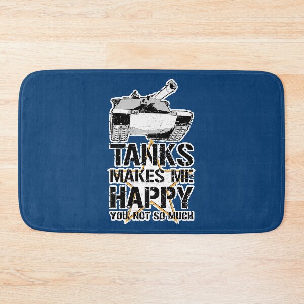 Item preview, Tanks Make Me Happy - You, Not So Much - Grunge Style Black designed and sold by pzd501.