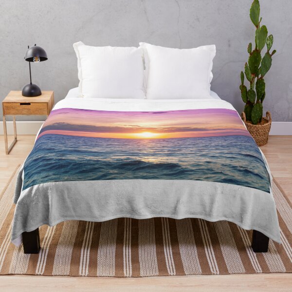 Item preview, Pink & Purple Ocean Sunset designed and sold by newburyboutique.