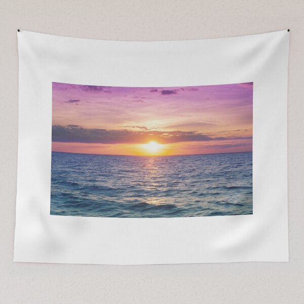 Item preview, Pink & Purple Ocean Sunset designed and sold by newburyboutique.