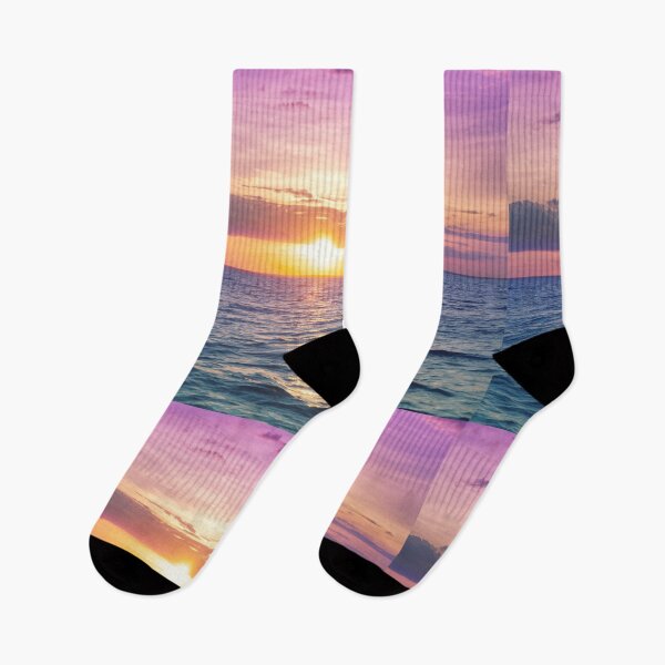 Item preview, Pink & Purple Ocean Sunset designed and sold by newburyboutique.