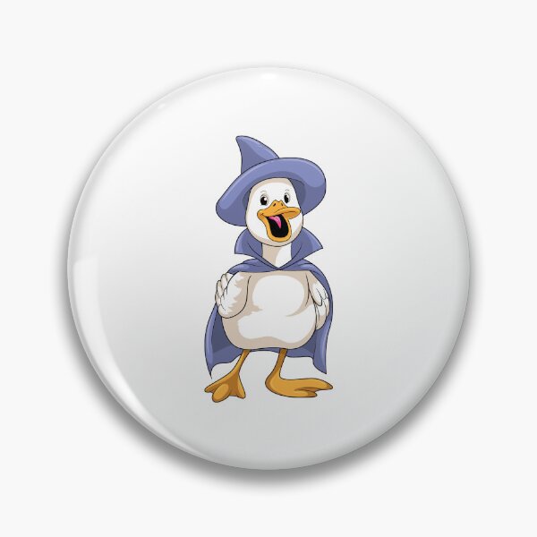 Item preview, Duck as Witch with Hat designed and sold by Snabdesign84.