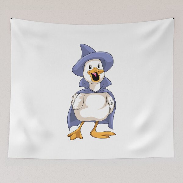 Item preview, Duck as Witch with Hat designed and sold by Snabdesign84.