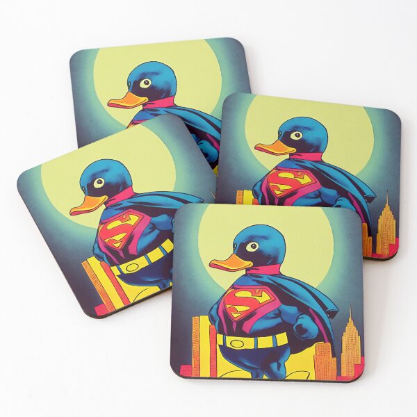Item preview, Superhero Duck! designed and sold by Space Frog Art ⭐⭐⭐⭐⭐.