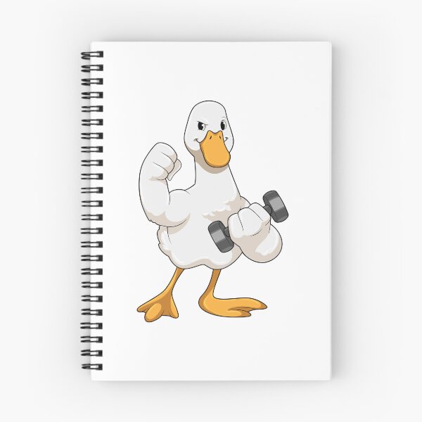 Item preview, Duck Bodybuilder Dumbbell Bodybuilding designed and sold by Snabdesign84.