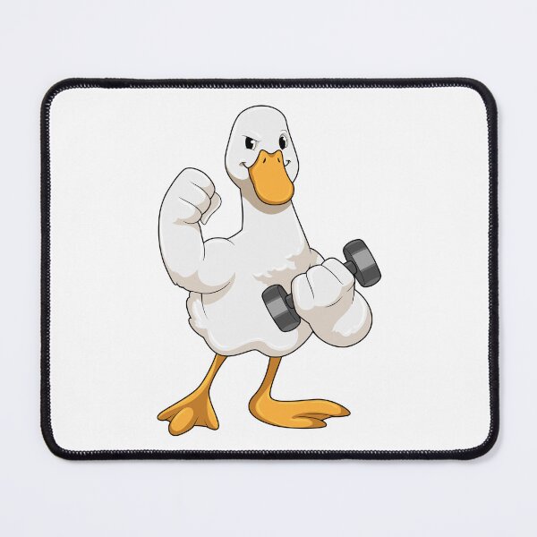 Item preview, Duck at Bodybuilding with Dumbbell designed and sold by Snabdesign84.